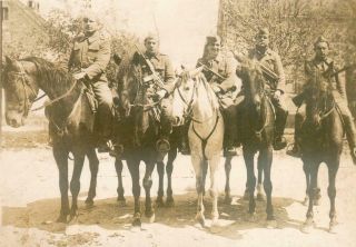 Yugoslavia Serbia 1946 Partisan Cavalry Unit 3 Photos With Stg44 Mp40