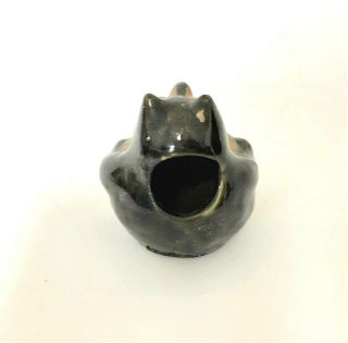 Japanese Vintage Clay Pottery TANUKI Raccoon Dog Figurine Rare Japan T6 3