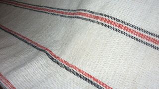 Antique 6.  75 Yards European Towel Linen.  Mangle Cloth.  16.  5 " Wide.  Perfect.  Han