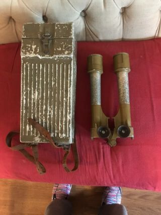Vintage Military Trench Periscope Binoculars