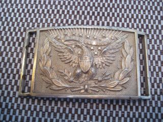 M.  1851 Silver Marine Officers Belt Plate