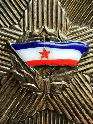 Vintage Order of the Yugoslav Flag 120 mm 11