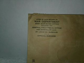 $10 WAR SAVINGS BOND  SERIES E 1946 (S of the Treasury) FRED M.  VINSON 6