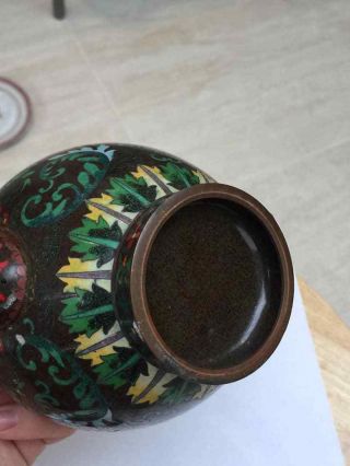 19th century Chinese cloisonne teapot 3