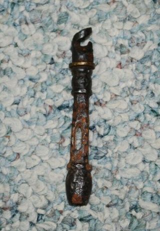 Civil War Bullet Extractor With Rifle Bore Cleaning Piece Attached,  Dug In Tn