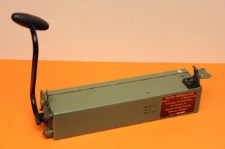Rockwell Collins Prc515 Ru20 Mp20 - Hand Crank Generator 886b - 1 P/n 629 - 3415 - 002