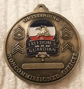 Authentic Us Army Forscom Sergeant Audie Murphy Club Medal (real) Challenge Coin