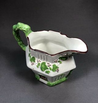 Early 19th Century Staffordshire Pearlware Pottery Cottage Jug 6