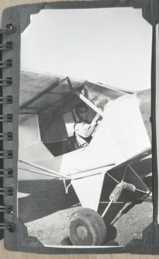 39 snapshots photo album Clark Field Air Force Base.  Philippines.  Luzon Is.  1949 8