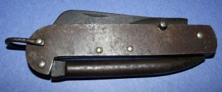 Case M.  S.  Ltd Xx Canada Navy Military Clasp Knife Marlin Spike Rigging 1948 - 1952