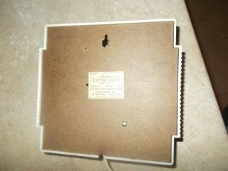 Vintage Telechron Bakelite Art Deco Electric Wall Clock Model 2H15S 5