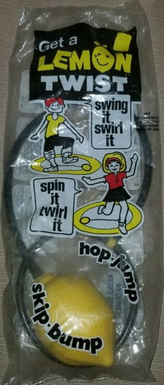 Rare Vintage 1975 Chemtoy Lemon Twist Toy Nip Jump Skip Hop Toy