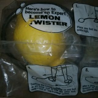 RARE Vintage 1975 Chemtoy Lemon Twist Toy NIP Jump Skip Hop toy 4