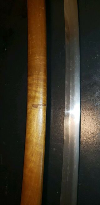 WW2 JAPANESE ARMY OFFICER ' S SWORD HORIMONO SAMURAI COLLECTIBLE 8