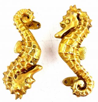 Dragon Shape Antique Vintage Style Handmade Solid Brass Door Pull Handle Knob G9