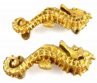 Dragon Shape Antique Vintage Style Handmade Solid Brass Door Pull Handle Knob G9 3