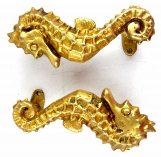 Dragon Shape Antique Vintage Style Handmade Solid Brass Door Pull Handle Knob G9 5