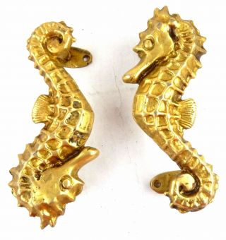Dragon Shape Antique Vintage Style Handmade Solid Brass Door Pull Handle Knob G9 6