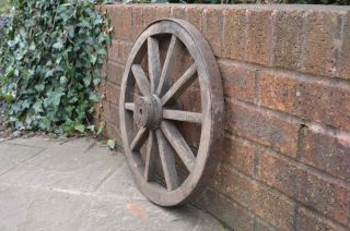 Vintage old wooden cart wagon wheel / 45.  5 cm - DELIVERY 2