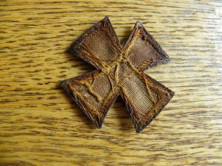 RARE CIVIL WAR 5TH CORPS BADGE GOLD EMBROIDERED 2