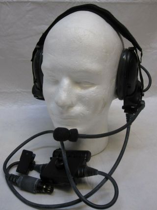 Military Surplus Bose Triport Tactical Communication Headset W/switch A4