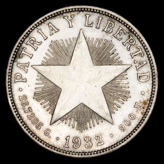 Lucernae Cuba 1 Peso Patria Y Libertad La Habana 1932