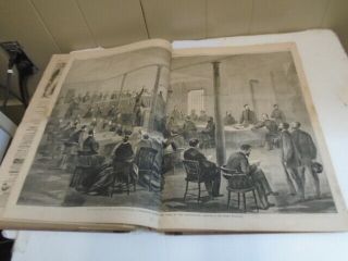 1865 Harper ' s Weekly Bound Volume,  Civil War,  Abraham Lincoln Assassination 6