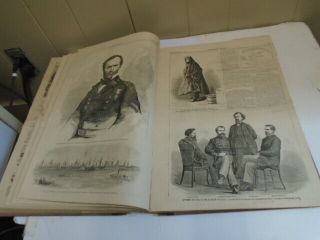 1865 Harper ' s Weekly Bound Volume,  Civil War,  Abraham Lincoln Assassination 8