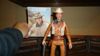 Marx Johnny West Custom Clint Eastwood,  Rowdy Yates " Rawhide " 12 " 1/6 Figure