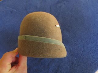 VERY RARE ITALIAN WW2 MOUNTAIN TROOPS OFFICER`S HAT 8