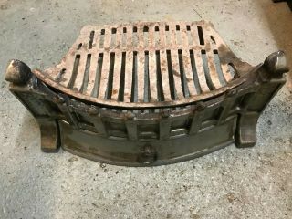 16 " Vintage Fire Grate And Fire Front