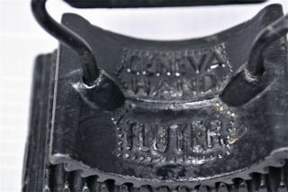Antique Patent 1866 Geneva Hand Fluter / Fluting or Pleat Iron Vintage Sad Iron 2
