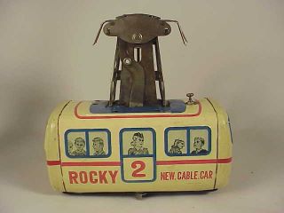 Vintage Cragstan Cable Car Rocky 2 Japan Battery Operated
