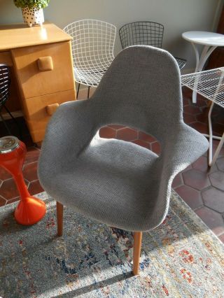 Mid Century Modern Eames Saarinen Organic Chair Vg