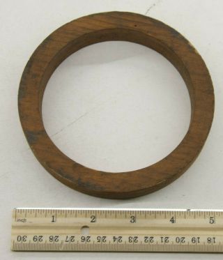 Lamson Industrial Foundry Wood 5 " Diam Shaft Guide Ring Part Mold Pattern M06h