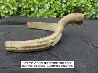 Old Rare Vintage Antique Civil War Relic Calvary Spur Recovered Richmond,  Va