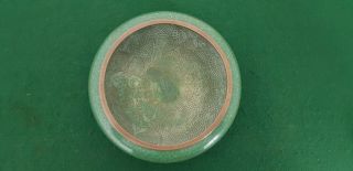 Vintage Handmade 20 cm Japanese Copper Cloisonne Bowl Signed 4