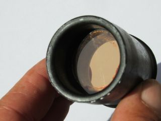Yellow Glass lens insert ZF4 scope sniper for G43 and K43 ZF41 authentic WWII 8