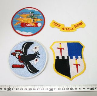 Us 546th Seek Attack Destroy Pilot Flight Squadron Patches 007 - 3511