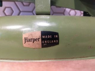 Vintage Harper Scale green with weights and tray 3
