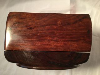 Hand Carved Ironwood Box W/Star Lid Signed Jose Gpe.  “Lupe” Figueroa M. 4