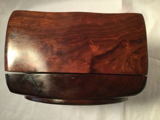 Hand Carved Ironwood Box W/Star Lid Signed Jose Gpe.  “Lupe” Figueroa M. 5