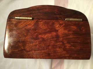 Hand Carved Ironwood Box W/Star Lid Signed Jose Gpe.  “Lupe” Figueroa M. 7