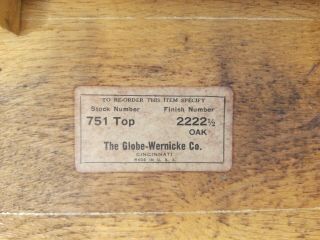 Globe - Wernicke Co.  751 Barrister Bookcase Top 7