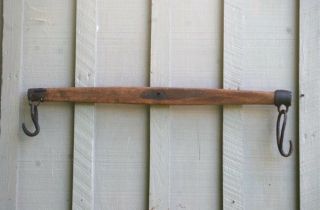 Old Vintage Antique Hand Forged Single Tree Mule Horse Drawn Wagon Farm Tool C
