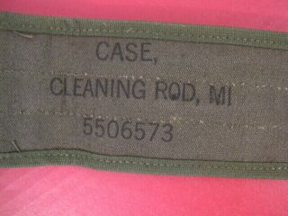Vietnam US M1 Carbine Canvas Cleaning Kit Complete w/Carry Case - Xlnt 6
