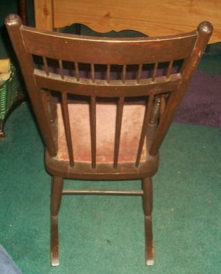 Vintage/Antique CHILD ' S WOODEN ROCKING CHAIR over 75,  yrs.  old 2