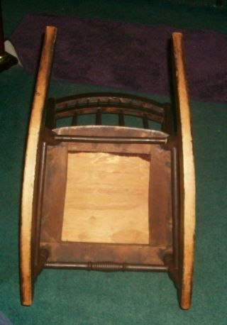 Vintage/Antique CHILD ' S WOODEN ROCKING CHAIR over 75,  yrs.  old 3