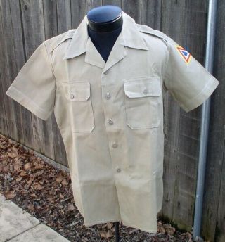 RARE TRIM Training Relations Instruction Mission Patched Uniform Shirt 2