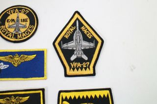 US VFA - 27 ROYAL MACES F - 18 Pilot Flight Squadron Patches 007 - 3610 4